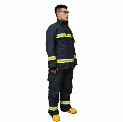 China Separate End Protect Firefighter Fire Fighting Uniform Suit Fire Aramid Flame Retardant Clothes for sale