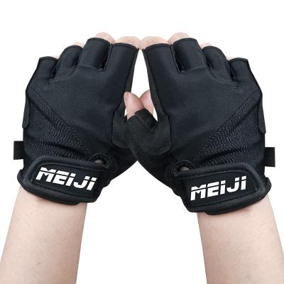 China Anti-slip can be customized outdoor half finger exercise fitness gloves to prevent injury safety gloves, cost effective. for sale