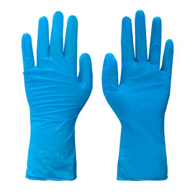 China Old Fashioned Popular Disposable Blue Plastic Latex Gloves Powder - Safety Work Free Medical Gloves for sale