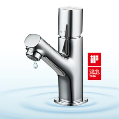 China BRAVAT SI Reward Faucets Basin Mixer Tap Space Saving Faucet Sink Mixer Body Brass Image Metered Faucet for sale