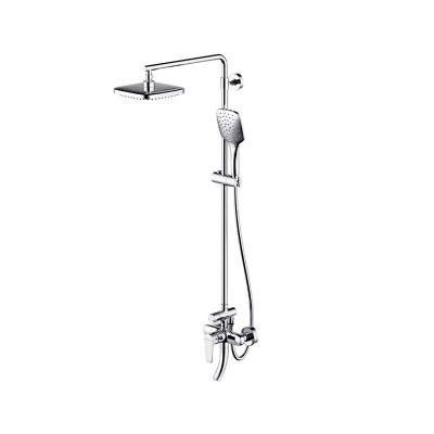 China Without Shower Wall Mounted Shower Mixer Sliding Bar Bravat Shower Body Brass Shower Column for sale