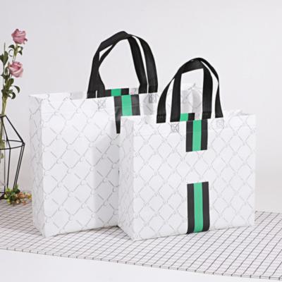 China Logo Wholesale High Recyclable Eco-Friendly Custom Waterproof Woven Bag And Non Woven Bag for sale