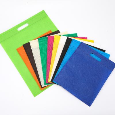 China Recyclable Wholesale Reusable Grocery Bags Storage Handle Grocery Bag Fordable Eco Friendly Nonwoven Bag for sale