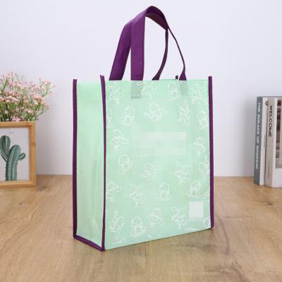 China Recyclable Eco Friendly Reusable Packaging Polypropylene Laminated Poly Bag Sublimation Nonwoven Shopping Tote Bag for sale