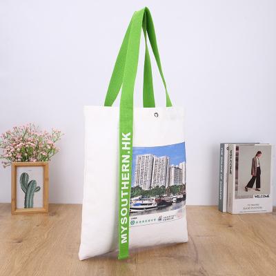 China Factory Supply Wholesale Custom Hot Selling Custom Letter Handled Cotton Canvas Bags Tote Bags Colorful Factory Supply for sale