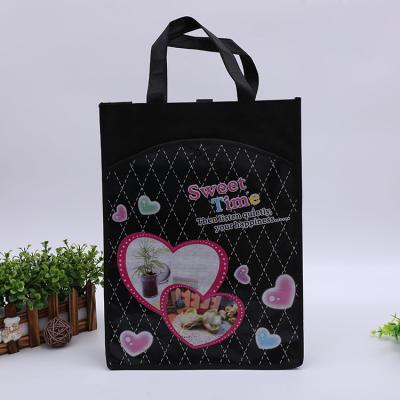 China Recyclable Custom Reusable Polypropylene Laminated Non Woven Industrial Supermarket Shopping Non Woven Bag for sale