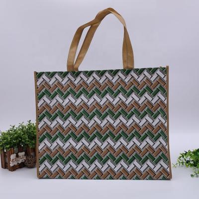 China Eco Recyclable Custom Cheap Promotional Grocery Reusable Big Printing Reusable Supermarket Shopping Non Woven Bag for sale