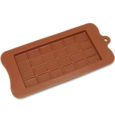 China Viable DIY Kitchen Cake Desserts Decorating Mold Cookies Tray Tool Rectangle Shaped Silicone Chocolate Mold for sale