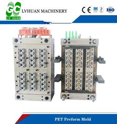 China Hohes Hohlraum-Nadelventil der Zuverlässigkeit HAUSTIER Vorformlings-Form-28mm des Hals-32 des Gramm-24 zu verkaufen