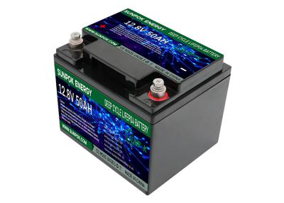 中国 12V 50Ahのリチウム イオン太陽エネルギーのエネルギー蓄積のための深い周期電池 販売のため