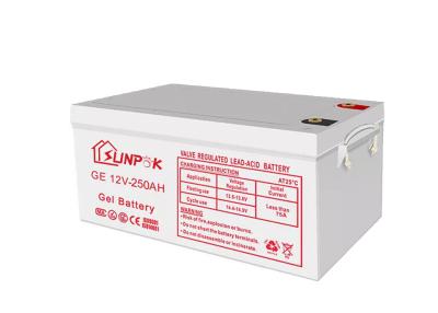 Κίνα Off Grid Inverter 12V Gel Battery 100Ah Capacity 1600A Max Discharge 0.25 MΩ Resistance προς πώληση