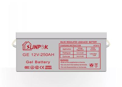 Κίνα MSDS Deep Cycle Sealed 12V GEL Battery Valve Regulated Position Installable προς πώληση