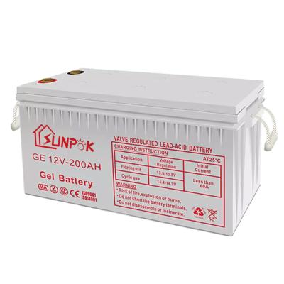 Cina Carretto di golf solare di Sunpok lifepo4 12v 50ah 100ah 120ah 150ah 200ah 300ah 400ah rv in vendita