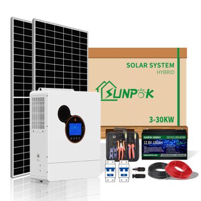 Cina Sunpok household solar power systems renewable energy solar 3KW 5KW 10KW solar power supply in vendita