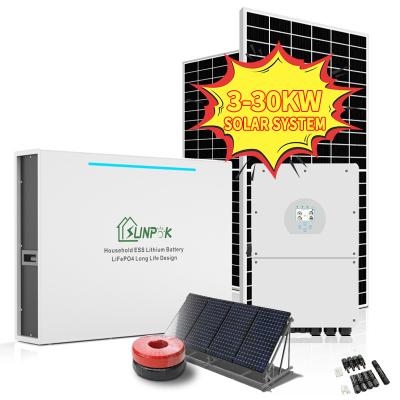 中国 Off Grid Hybrid Solar Wind Power System 5Kw 8Kw 10Kw 12Kw Off Grid Home Electric System 販売のため