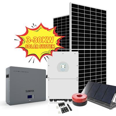 China 200AH Off Grid Hybrid Power System 5KW 10KW 15KW Off Grid Hybrid Inverter en venta