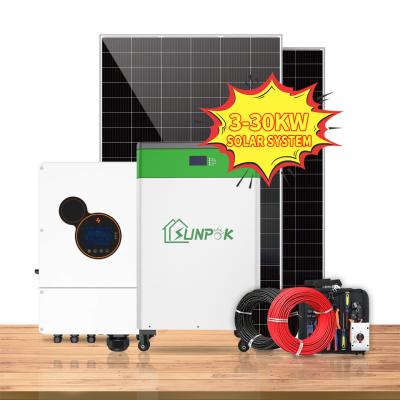 中国 2.5kw 3.5kw 5kw Outdoor Solar Energy System Solar System Off Grid On Grid Kit 販売のため