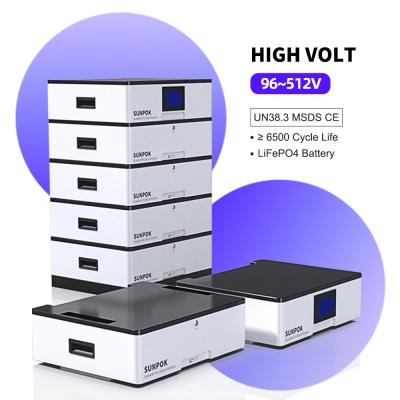 China High Voltage DC Lithium-Ion Battery 51.2v 400AH 20KWH Integrated Household Energy Storage Battery for sale