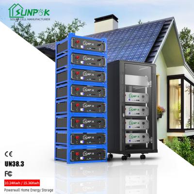 China Lifepo4 Lithium Solar Battery 10kWh 20kWh 30kWh Rack Mounted Home Energy Storage System à venda