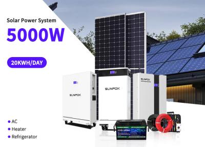 China Solar Energy System Off Grid With 48v Lithium Battery 3kw 8kw 10 Kw Solar Energy System Kit for sale