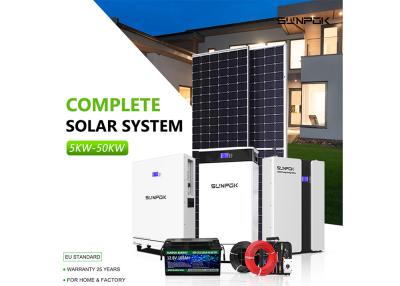 Cina Off Grid Full Set 5 Kw 10kw 15kw Off Grid Sistema di energia solare 550w 600w Pannello solare in vendita