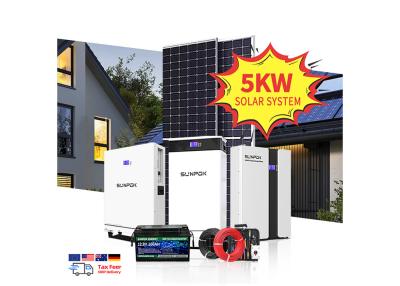 Cina Sistema di energia solare per la casa fuori rete Completo 5 Kw 10kw 15kw Sistema di energia solare fuori rete in vendita