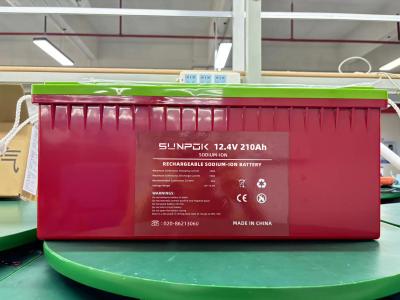 China Revolución energética de embarcaciones Batería de sodio no tóxica de 12V 210Ah Asegurada en agua salada en venta