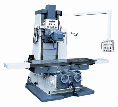 China X715 Chinese Big Bed Type Vertical Universal Milling Machine For Sale 2100*500 for sale