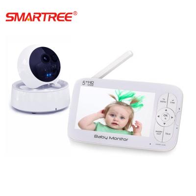 China PAN-TILT 5 Inch Amazon HD 720P Hot Ware Pan/Tilt Newest Wireless Digital Baby Camera Monitor for sale