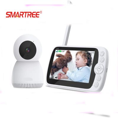 China PAN-TILT Hot 5 Inch Amazon Good Design Two Way Talking Video Baby Monitor With Cheap Price for sale