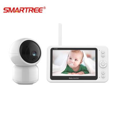 China The latest 5 inch 1080P baby monitor from PAN-TILT 2020, baby camera, baby monitor factory for sale