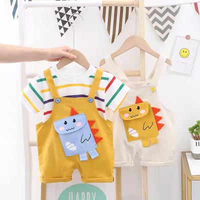 China 2022 latest design sweet fashion wholesale children's clothing costume prices super discounted cartoon rainbow clothes suit cute jumpsuits for sale