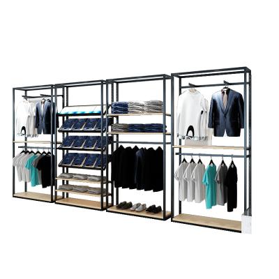 China Durable Retail Adult Decorative Store Hangers Clothing Furniture Store Custom Size Display Rack for sale