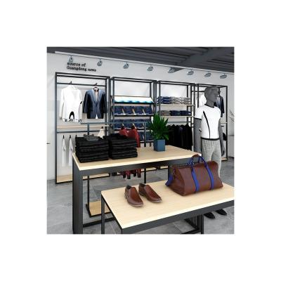 China Durable High Quality Clothing Store Display Racks Clothing Decoration Hangers Can Be Customized Size Display Rack for sale