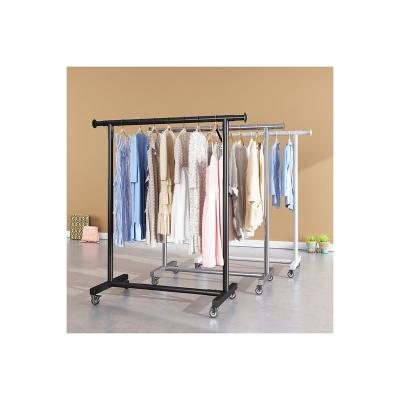 China Retail Shop Apparel Display Rack Professional Custom Made Metal Apparel Display Rack for sale