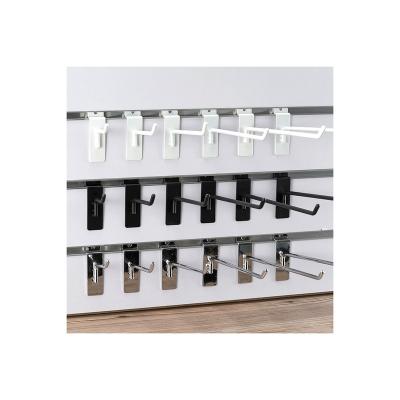 China High Quality Single Line Product Hook Display Hook Supermarket Shelf Metal Display Wall Eco-friendly Store Board for sale