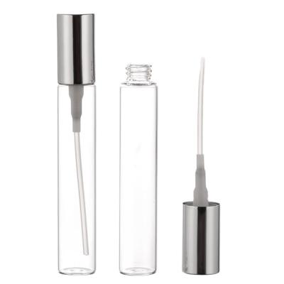 China Personal Care 10ml Popular Mini Clear Perfume Glass Spray Bottle With Perfume Atomizer for sale