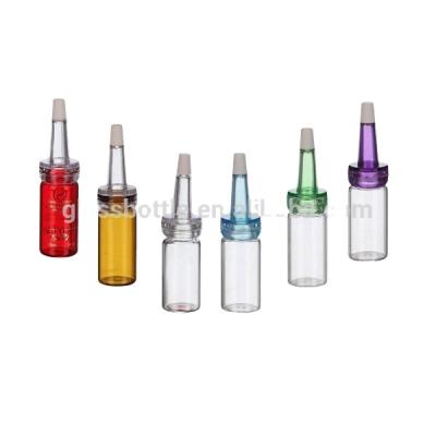 China Medicine Antibiotic Glass Bottle With Aluminum Plastic Cover for sale