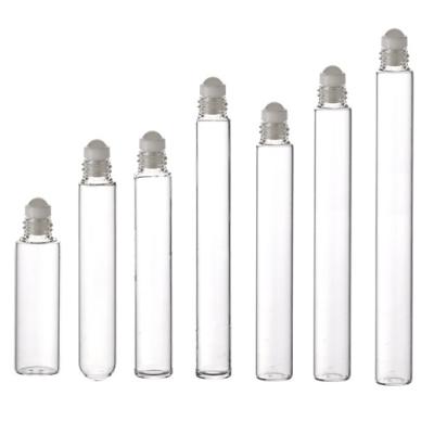 China Perfume Glass Jars Glass Bottles Essential Oil Filling Cosmetic Glass Roller for sale