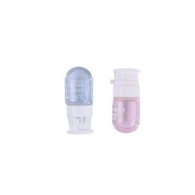 China 2ml Cosmetic Medical Beauty Lock Top Check Bottles Small Transparent Glass Bayonet Sample Bottles for sale