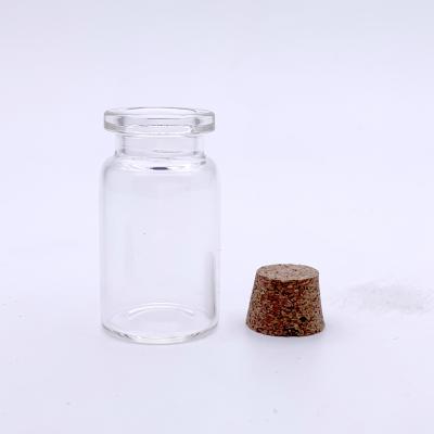 China Clear Tiny Cork Vials Wishing Bottles Gift Small Tiny Small Clear Cork Vials Wishing Bottles for sale