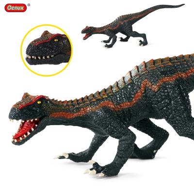 China Oenux Dinosaur Model Toy Wholesale SimulationJurassic Dinosaur Rex Velociraptor Model Home Decoration Tyrannosaurus Children Boy Gift Toy for sale