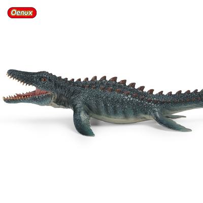 China Prehistoric Decor Gift Display Model Action Figures Festival Model Toy Mouth Can Open Mosasaur Dinosaur PVC Mosasaur Oenux Wholesale Emulation for sale