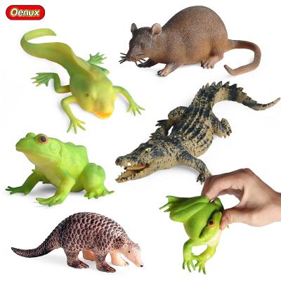 China TPR Relieve Savage Stress Model Toy Oenux Wholesale Soft TPR To Relieve To Stress Savage Action Numbers Anti Pressture Model Kid Christmas Fun Gift for sale