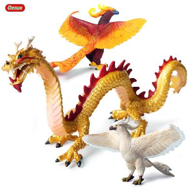 China Chinese Mytholog Dragon Model PVC Animals Toy Chinese Mytholog Dragon Model Toy Oenux Wholesale Action Numbers Kids Education Collection Decoration Christmas Gift for sale