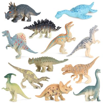 China Oenux Wholesale Mini Dinosaur PVC Animal Model Toy New Mini Dinosaur Action Figures Model For Kids for sale