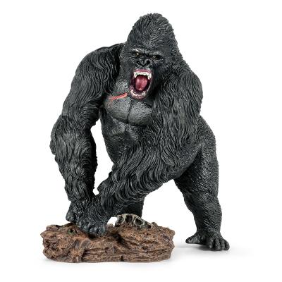 China Gorilla T-Rex Action Numbers Model Oenux Wholesale Wild Animals Toy Soild PVC Chimpanzee Gorilla T-Rex Action Numbers Model Kids Collection Toys for sale