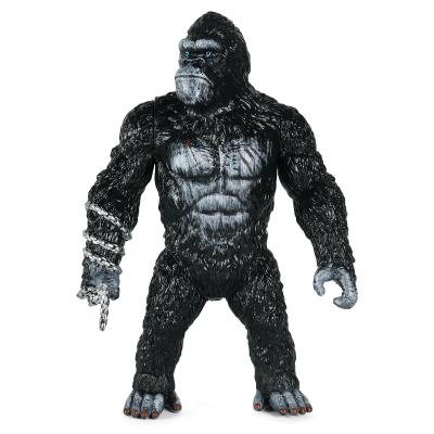 China Hollow Joint PVC Gorilla Animals Action Figures Detachable Gigantopithecus Gorilla Model Decoration Xmas Halloween Gifts Oenux Wholesale for sale