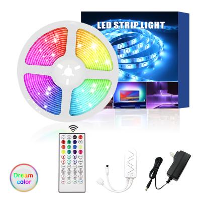 China Residential Smart Dreamcolor Led Flexible Wifi Music Light RGB Strip Smart Waterproof IP65 Plants For Living Room Ceiling for sale