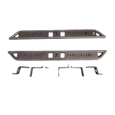 China Factory Supply Automotive Parts Steel Side Steps For Trucks Side Step Bars Side Running Tips For V93-97-73-77 Pajero Soprt Shipping for sale